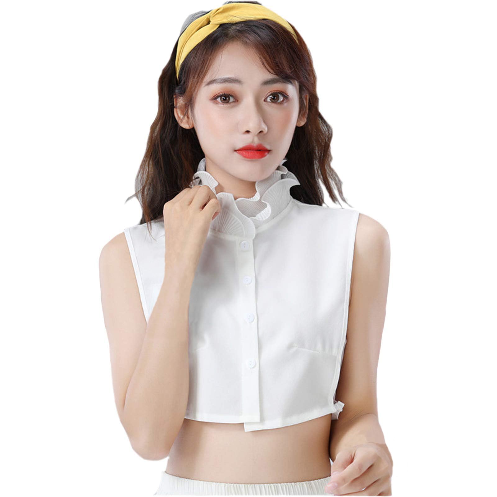 Women Detachable Collar, Dickey Collar False Fake Collars for Coat