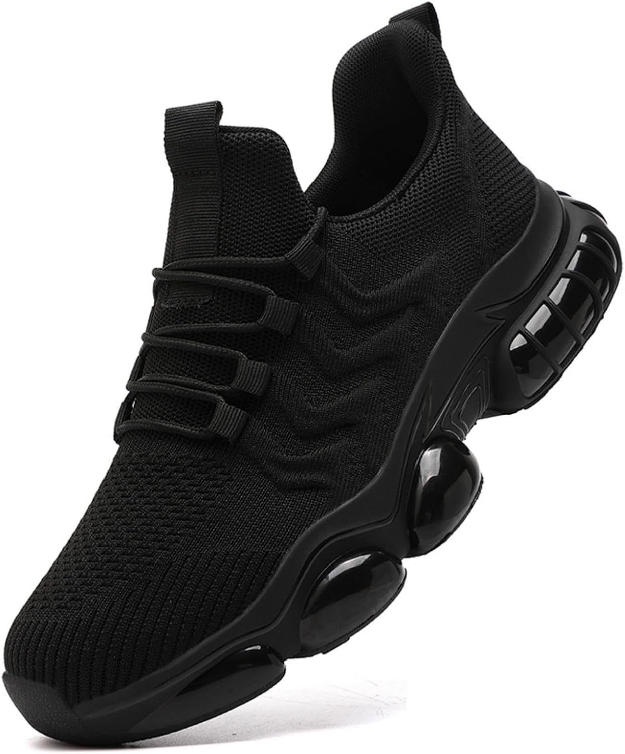Mens Non Slip Work Shoes Water Resistant Cushioned Chef Food Service Kitchen Sneakers Black Breathable Comfortable Slip On Nursing Walking Shoes