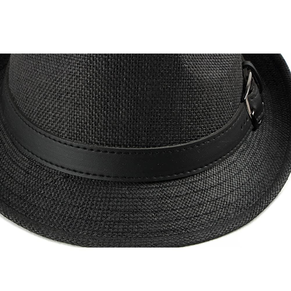 Chapeau De Paille Homme Classique Léger Respirable Femme Panama Chapeau de Soleil été pour Voyage Plage