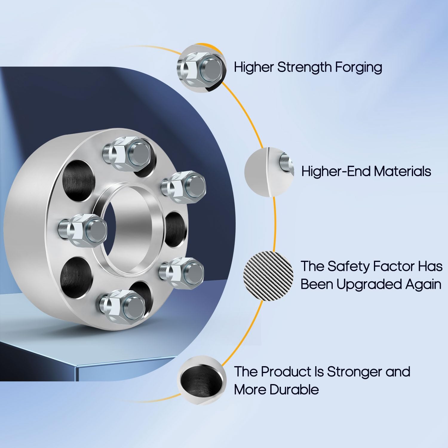 OCPTY 4x 5 lug 50mm Hubcentric Wheel Spacers 2" 5x4.5 to 5x4.5 5x114.3mm to 5x114.3mm 70.5mm 1/2"x20 for Edge for Edge for Ranger for Explorer for Town Car wheel spacers