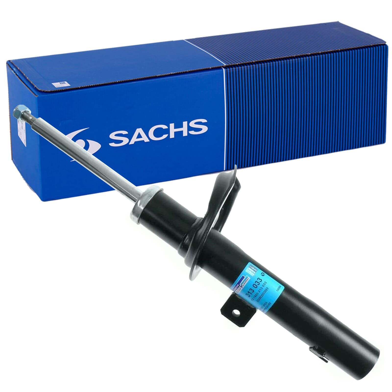 SACHS 313 033 Amortisseur pour Peugeot 206 Berline Bicorps Trois OU Cinq Portes (2A/C) 1998-2012 Gauche, Essieu Avant et autres véhicules | Compatible avec: PEUGEOT 206 Schrägheck, 206 SW, 206+