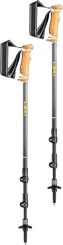 Miniatura 3 de LEKI Lhasa AS - Bastones de senderismo ligeros ajustables de aluminio para senderismo y senderismo