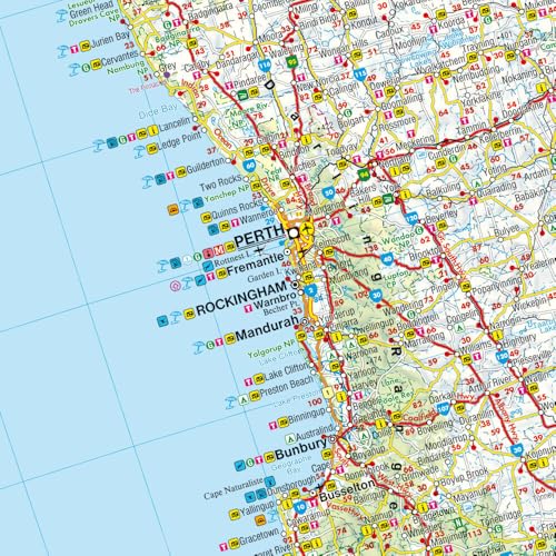 Australien, Autokarte 1:3.000.000: Auto + Straßenkarten (freytag & berndt Auto + Freizeitkarten, Band 187)