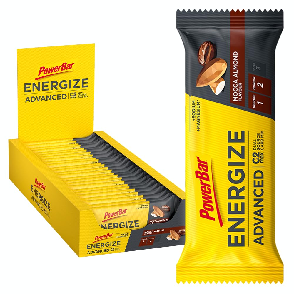 Powerbar Energize Advanced Bar (15x55g) Mocca Almond - Batony - Batony energetyczne