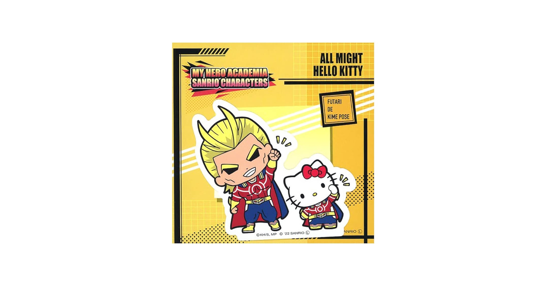 【希少品★】 POP ハローキティ 僕らのヒーローアカデミア オールマイト 僕のヒーローアカデミア オールマイト × サンリオ ハローキティ