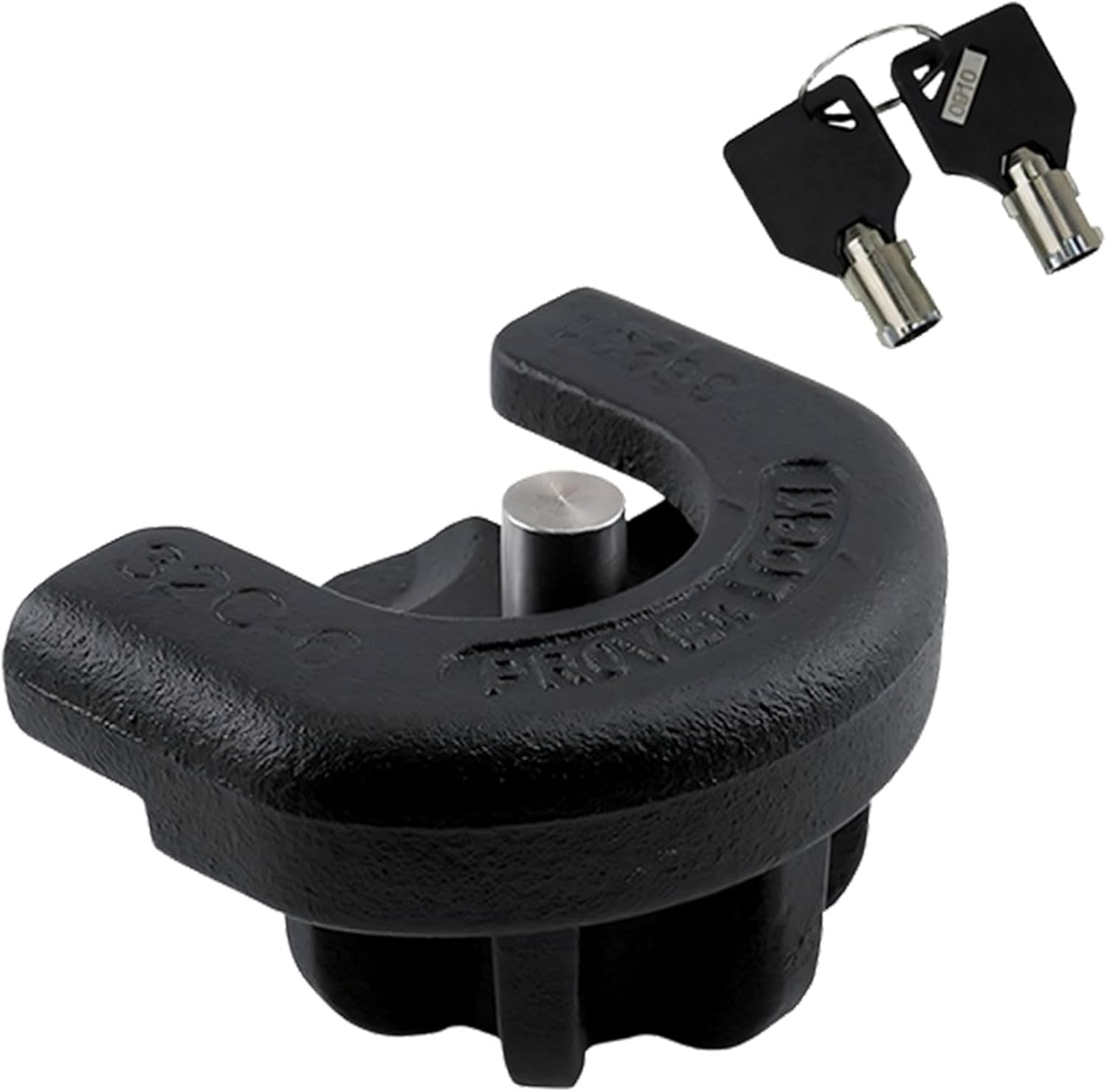 Anti Theft 2 5/16 Inch Trailer Ball Built from Robust Iron for Secure Transportation Permanent Trailer Obstacle