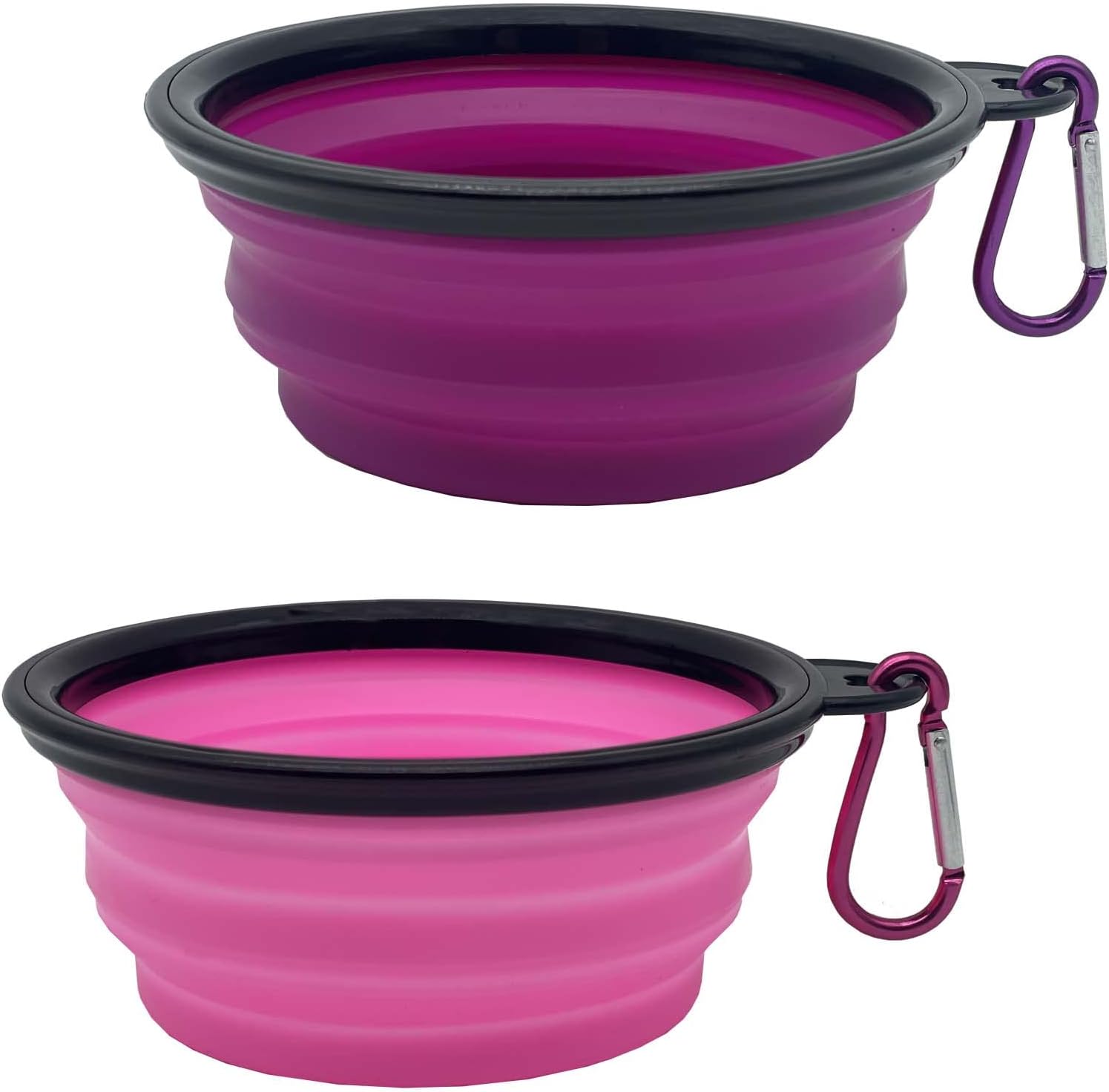 Pet Supplies Small Collapsible Dog Bowl 12oz,2 Pack Portable and