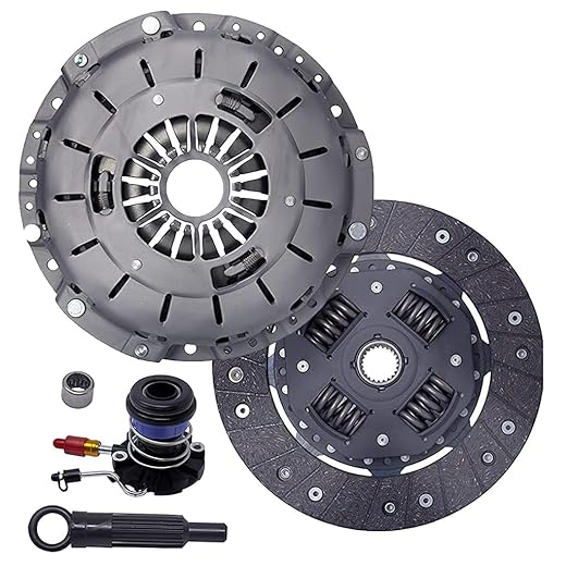 Clutch And Slave Kit Set Compatible With Ranger B2300 B2500 B3000 Bse Xl Xlt Limited Sport Stx Ds 1995-2011 2.3L L4 Gas Dohc 2.5L Gas Sohc L4 3.0L V6 Gas Ovh (Self-Adjusting Clutch Cover; 07-116S)