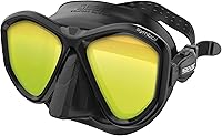 Vista 15 de Seac Símbolo, máscara de buceo hecha en Italia con dos lentes y hebilla 3D