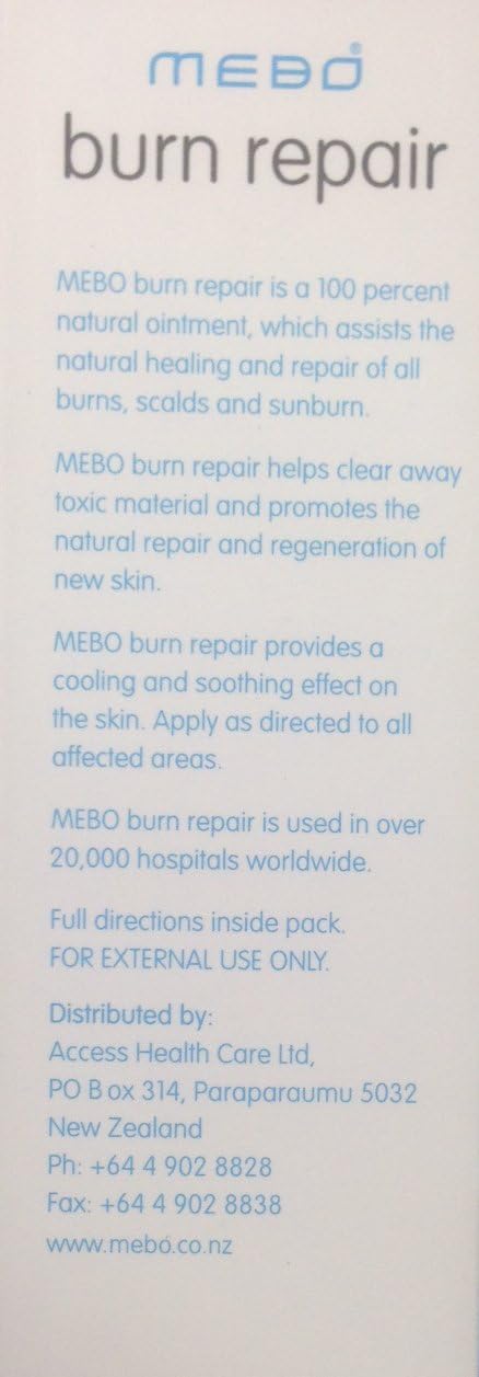 Mebo Reparation De Brulures 40g Amazon Fr Hygiene Et Sante