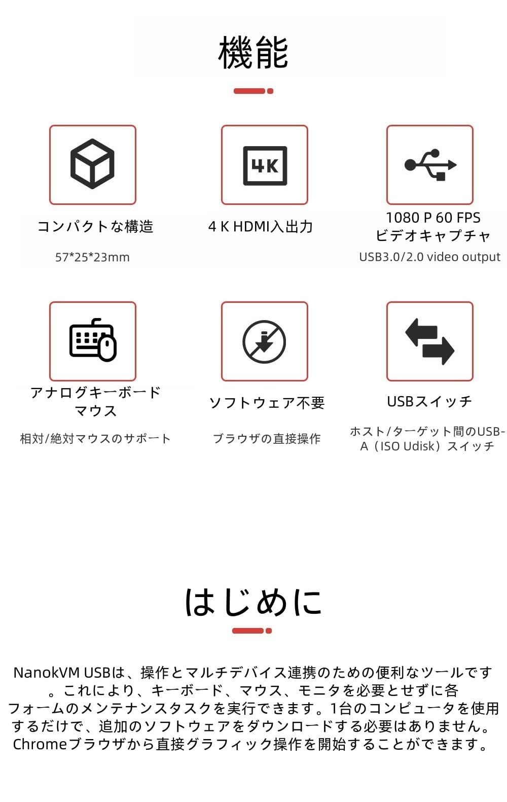 Amazon.co.jp: WayPonDEV Sipeed NanoKVM-USB Finger Size 4K USB KVM (for  Server/SBC) Convenient Operation and Maintenance/Multi-Device Collaboration  ...