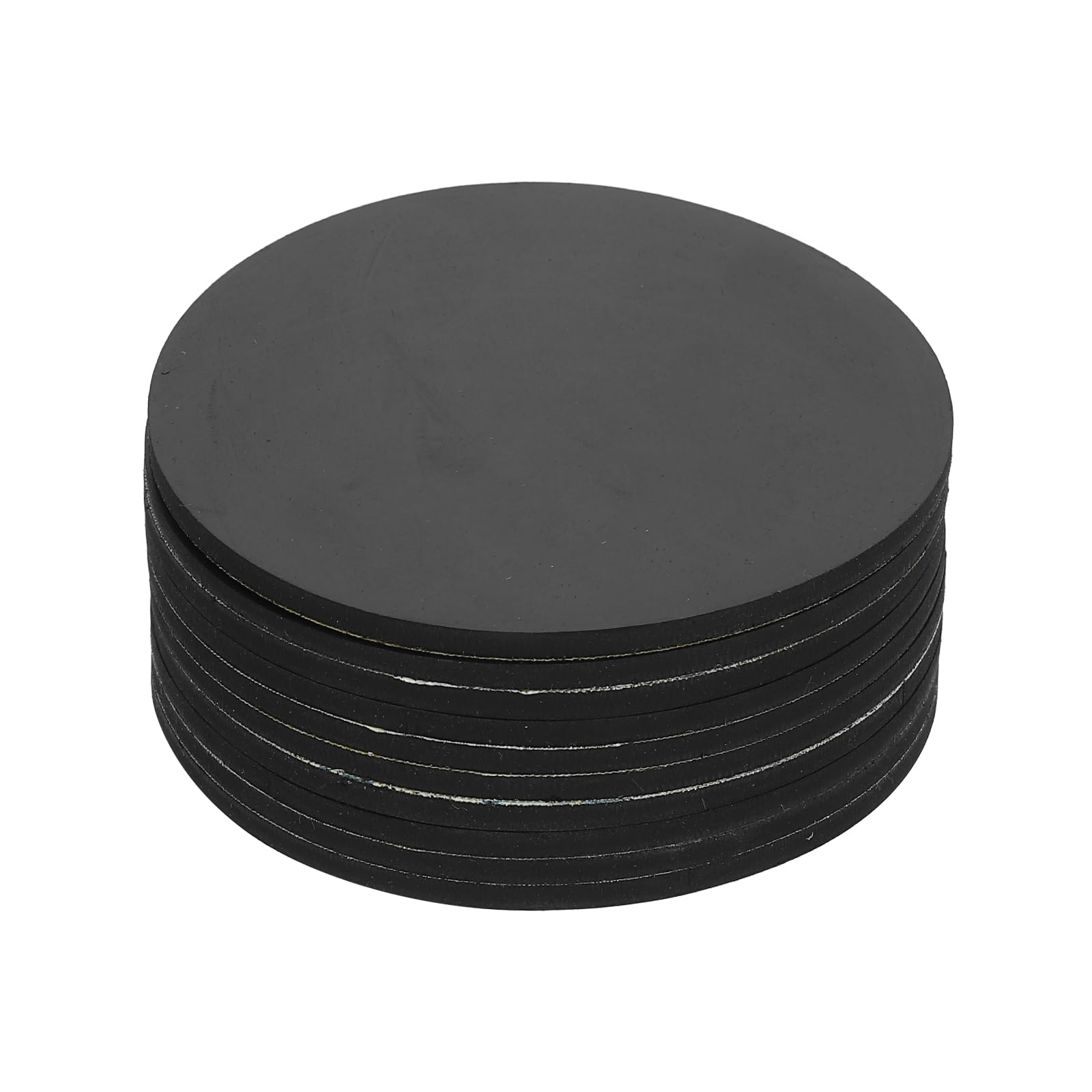 PATIKIL Non Slip Furniture Pads 3-9/16" (90mm x 3mm), 16 Pcs Adhesive Backed Round Rubber Feet Anti-Scratch Rubber Furniture Grippers for Hardwood Floor Electronics Bed Drawers DIY