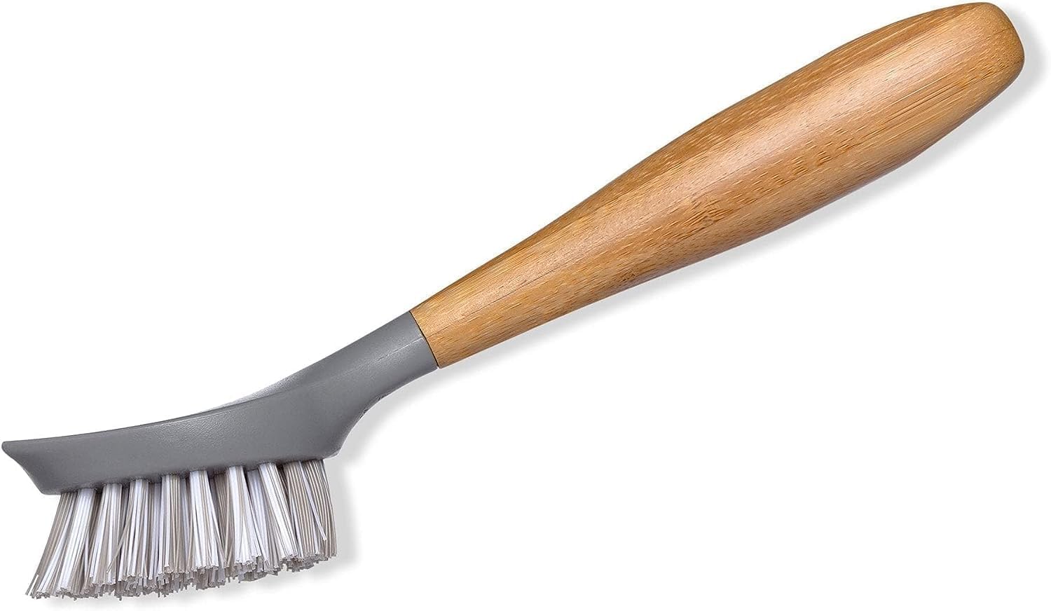Full Circle Tenacious Cast Iron Skillet Scrubber with Bamboo Handle