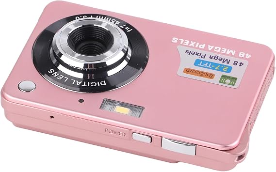 KIMISS Point And Shoot Digital Camera Plastic, Metal Digitalkameras Digital Camera Digital Camera Pink