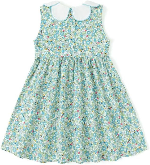 Curipeer Toddler Girl Dress Summer Floral Dresses for Girls Short Sleeve Playwear Sundress - Image 2