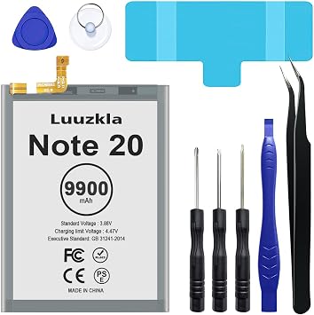9900mAh Battery Compatible with Galaxy Note 20 New Upgrade, Super Capacity Replacement Battery Compatible with Galaxy Note 20 SM-N980 SM-N981U with Ful Kits