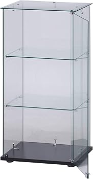 Amazon.co.jp: 99475 ガラスコレクションケース3段 クリア ブラック Amazon.co.jp: 99475 ガラスコレクションケース3段 クリア ブラック