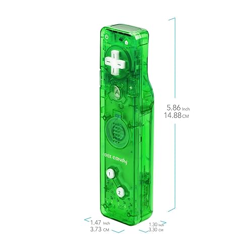 Vista 2 de Rock Candy Wii Gesture Controller - Green