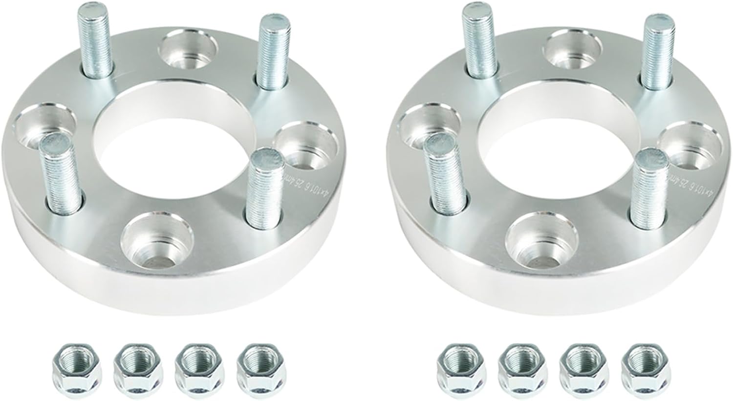 Silscvtt 2 Pcs Wheel Spacers 1 Inch 62mm Hub Bore Replacement for Golf Carts