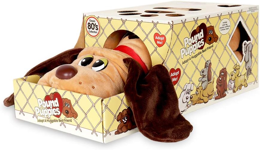 Basic Fun Pound Puppies Classic Stuffed Animal Plush Toy - Great Gift for Girls & Boys - 17" - Light Brown with Dark Brown Spots : Toys & Games