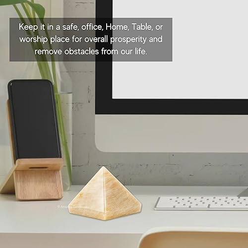 Miniatura 463 de Amazing Gemstone Piedras curativas de cristal de piedra de sangre africana, gran figura piramidal de 2 pulgadas de pirámide de piedra natural