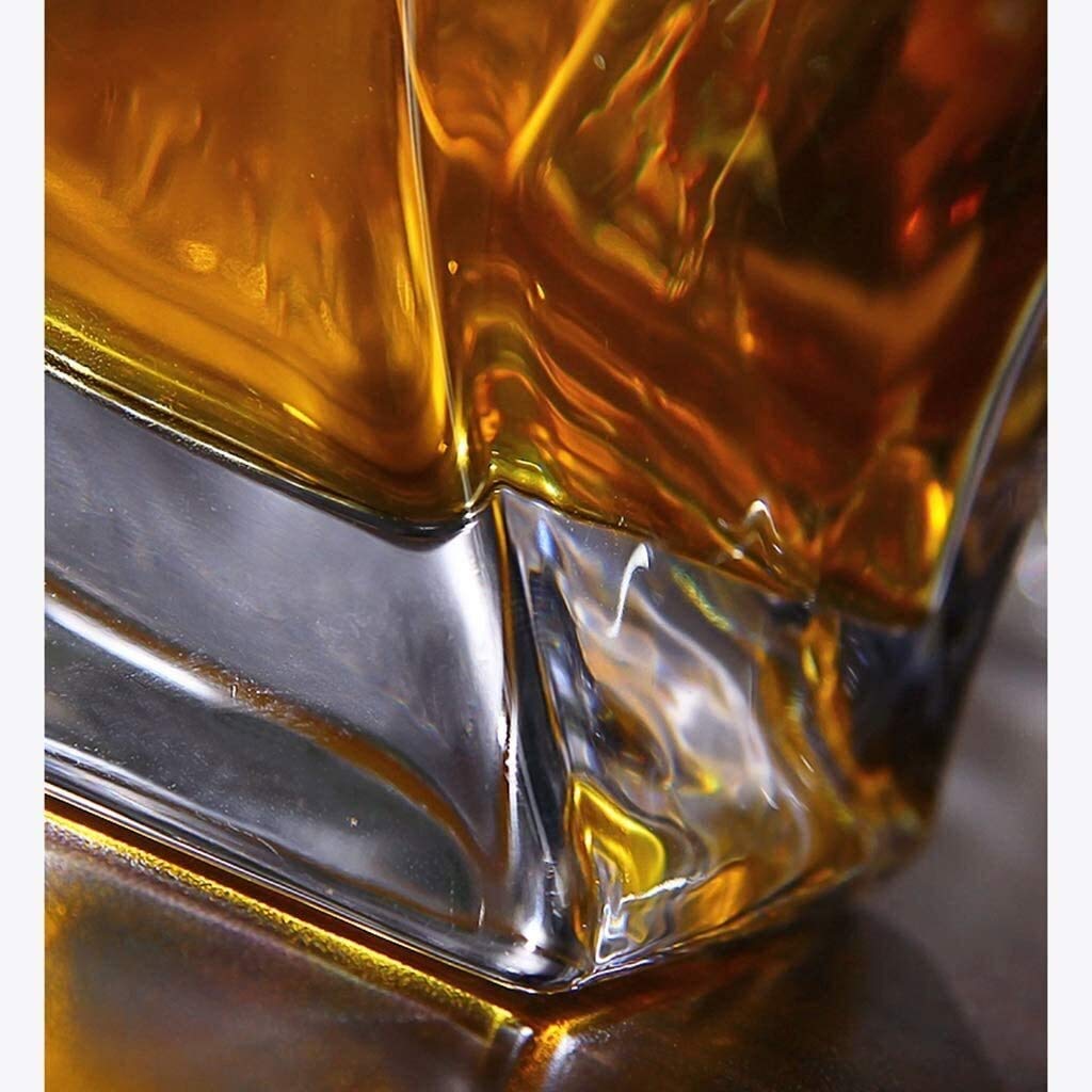 Szklanka do whisky Zestaw karafek do whisky Zestaw karafek i kieliszków do whisky 100% szkło bezołowiowe Retro Zagraniczna butelka wina Kubek wina Zestaw do wina Gospodarstwo domowe 800 ml 320 ml 7-cz
