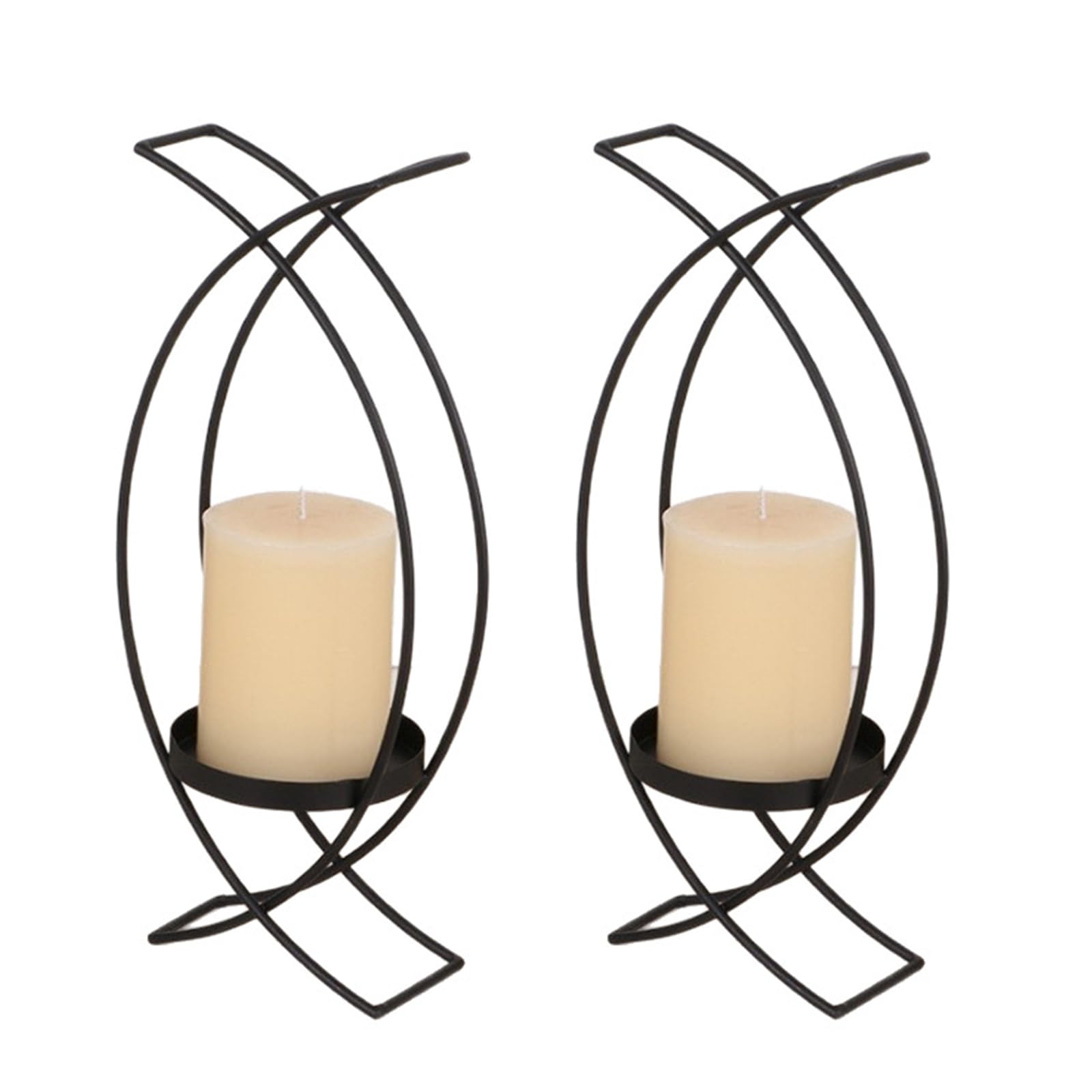 TWISAXC Rustic Black Wall Decor Candle Sconces Set Of 2 Match Modern Aesthetics While Offering Practical Lighting Space To Frees