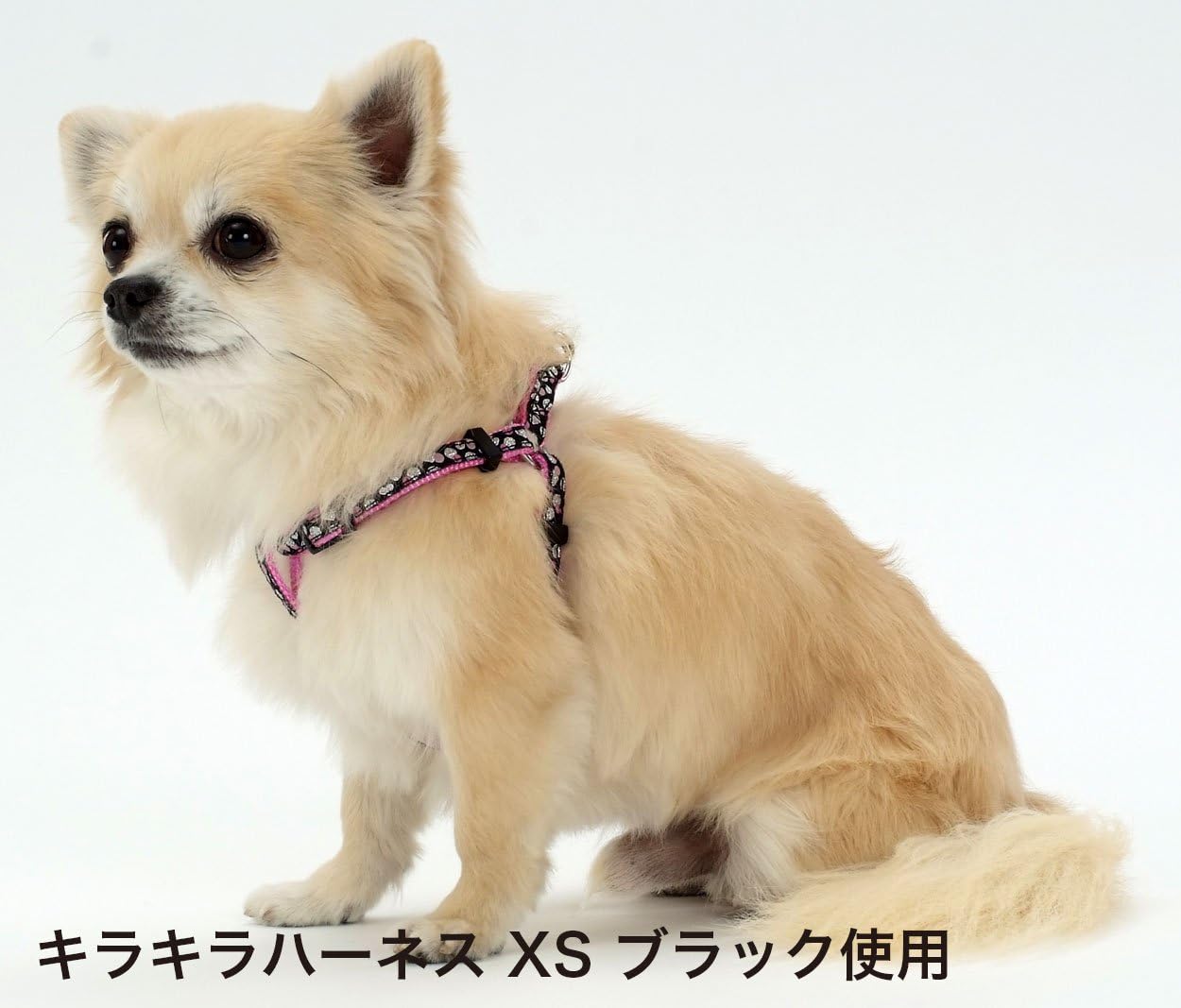 Petio Little Angel Glitter Harness White for Small Dogs, Size XS