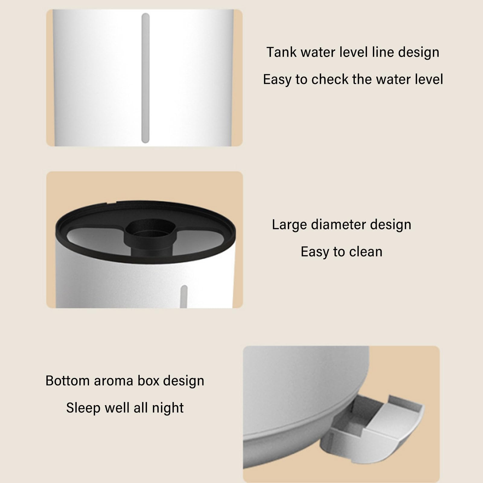 TOPINCN Diffuseur D'huiles Essentielles 4L, Humidificateur à Brume Froide à