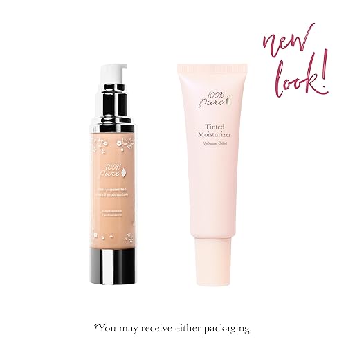 Miniatura 3 de 100 PURE Maquillaje facial antienvejecimiento tintado melocotón blanco pigmentado de frutas de cobertura ligera a media y brillo húmedo base ligera