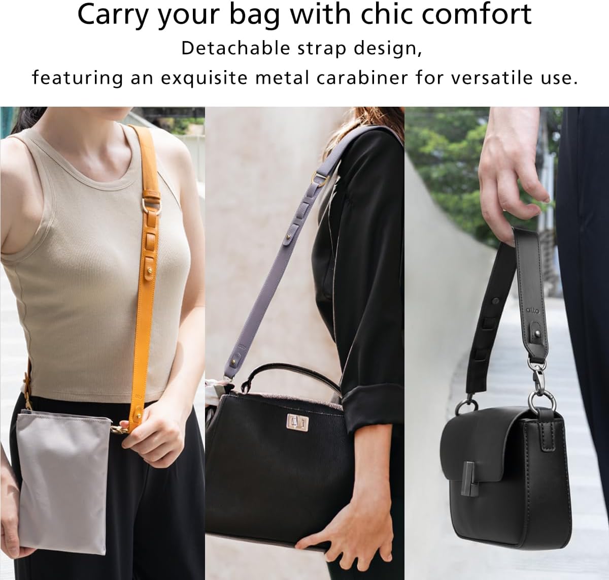 alto Multi-Functional Leather Harness, Crossbody Lanyard Strap for iPhone, Andorid Phone, Camera, and Bag