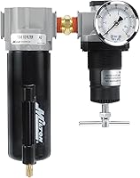 Milton 1108 1/2" NPT Filter Regulator Combo - 250 PSI, 100 SCFM, Auto Drain, Made in USA