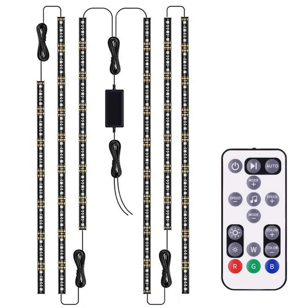 EJ's SUPER CAR Underglow Lights, RGB Underglow Lights with Wireless APP Remote Control, 16 Million Colors, Sync to Music, Ultra Long Led Neon Accent Under Glow Kit for s, SUVs, Trucks, DC 12V
