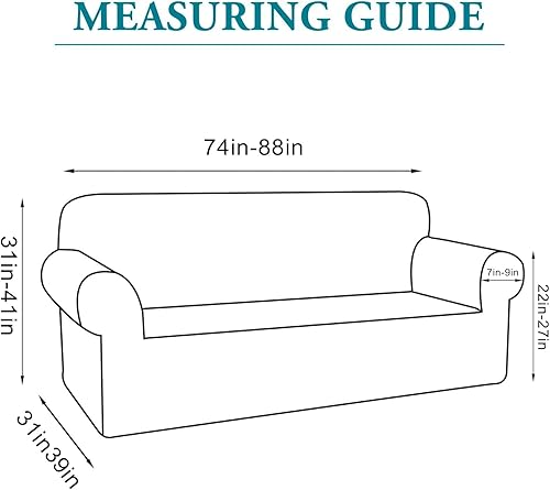 Miniatura 2 de Funda elástica para sofá de alta estirabilidad Flamingo P, funda antideslizante para sofá de 3 cojines, lavable, protector de muebles para mascotas