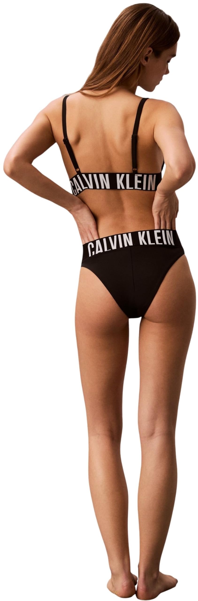 Calvin Klein Triangle Lv00q61163 Top da Bagno Donna (Pacco da 1)