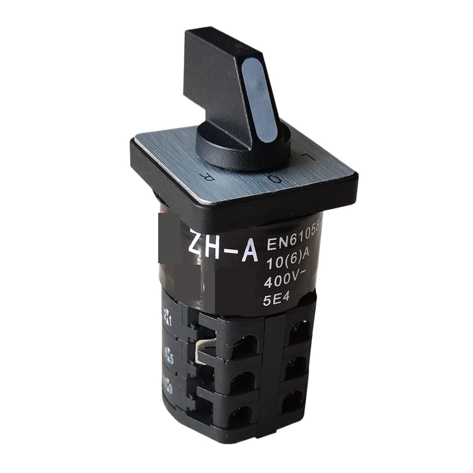 ZH-A przełącznik krzywkowy, 18 A, 125 V, 12 A, 250 V, trójfazowy, 3 KM, 240-440 V, 10 (6) A, 400 V, 5E4, EN61058