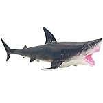 Gemini&Genius Sea Animal Great White Shark Action Figure Soft Rubber Swimming Pool Bathtub Toys, Realistic 18\'\' Length Ocean Animal Swordfish Educational and Role Play Toy for Kids