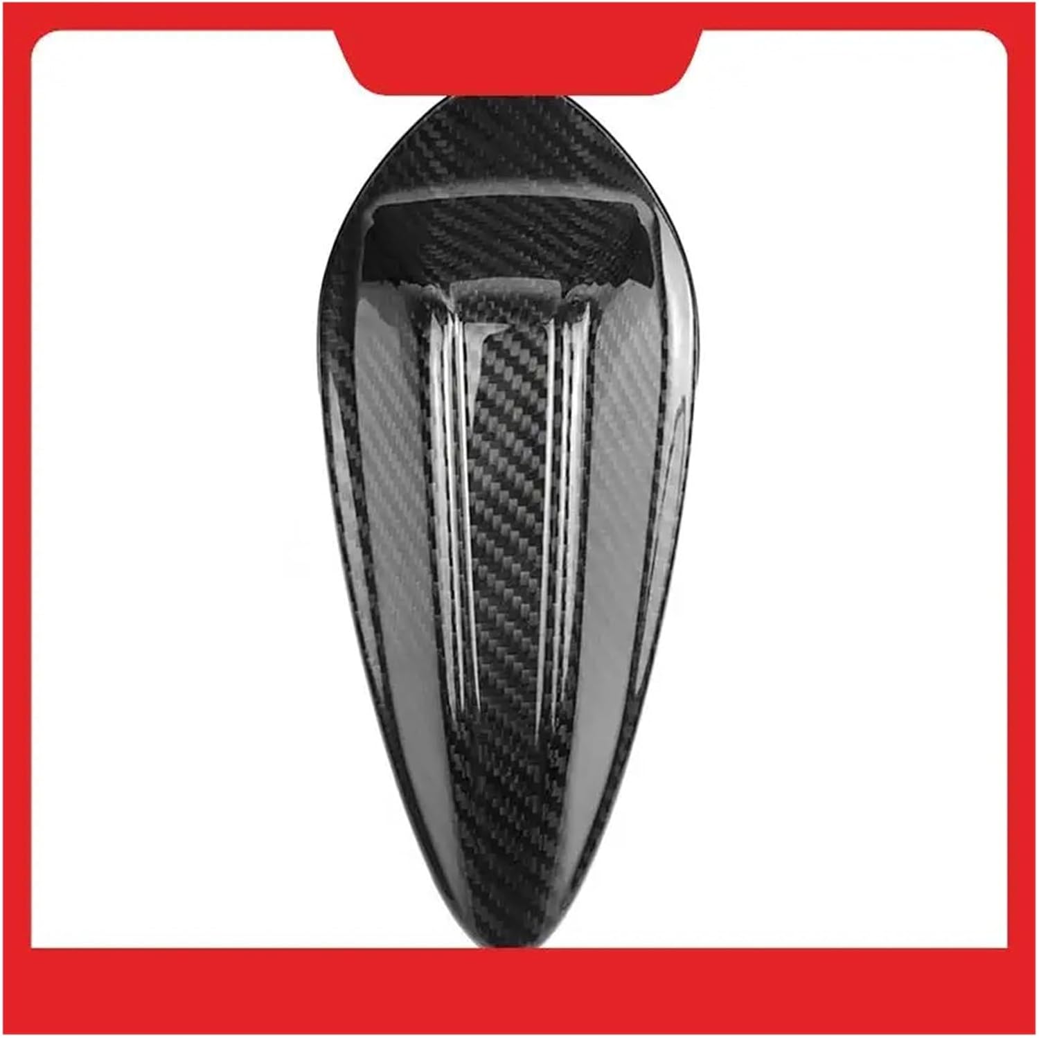 Car Roof Shark Fin Antenna Cover Carbon Fiber Decoration Trim Compatible for BMW 3 Series G20 LCI 5 Series G60 M3 G80 G82 Replacement