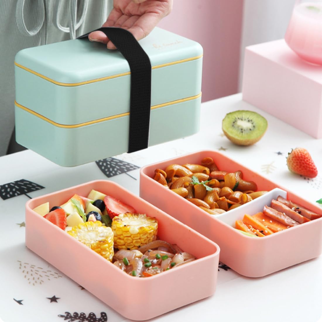 Tinysiry Ande élastique Pour Boîte à Lunch, Sangle De Fixation Réglable Pour Emballage De Boîte à Bento, Sangles De Ceinture Fixes Pour Serviette, Sangles De Fixation Pour Récipient à Déjeun