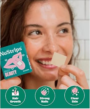 NuStrips Fast Dissolving Sleep & Beauty Oral Strips Travel Bundle with Melatonin, Valerian Root, L-Theanine, Vitamin B6, Biotin, Folate & Vitamin E