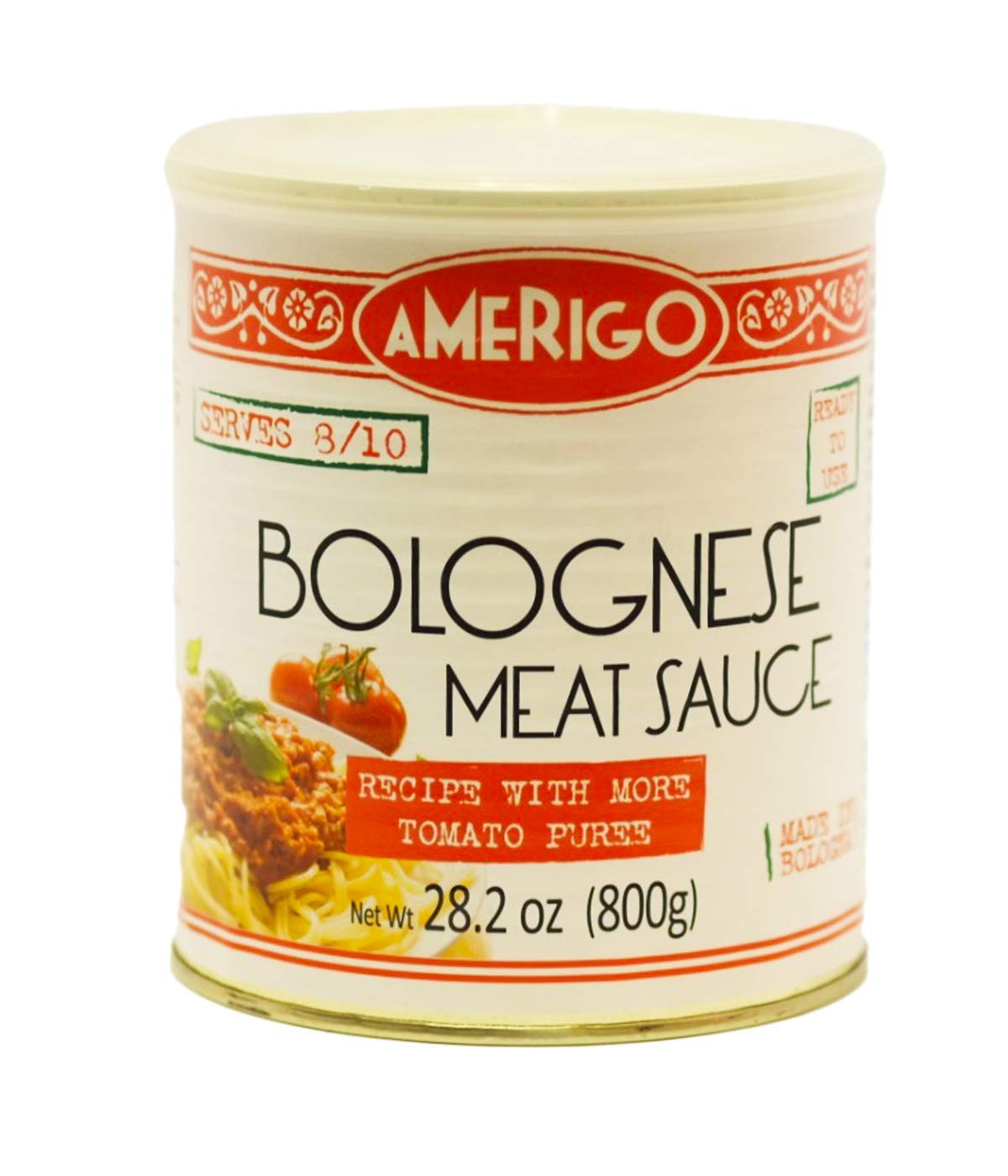 AMERIGO | Traditional Italian Bolognese Meat Sauce | 28.2 oz (800g)