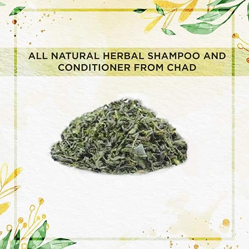 Miniatura 2 de Roselle Naturals Ambunu Leaves from Chad - Champú y acondicionador de nueces de jabón natural para el cabello, hierbas para el cabello, champú