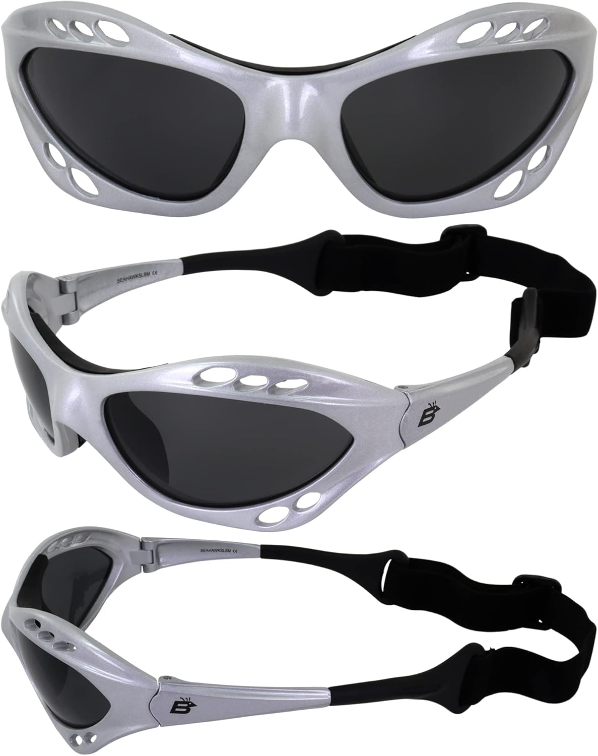 2 Pair Birdz Seahawk Polarized Sunglasses Floating Jet Ski Goggles