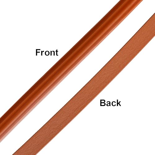 Miniatura 22 de Queenbox Ratán sintético plano de 0.3 pulgadas x 196 pies (196.9 ft), materiales de reparación de ratán de polietileno de plástico de 0.315 in