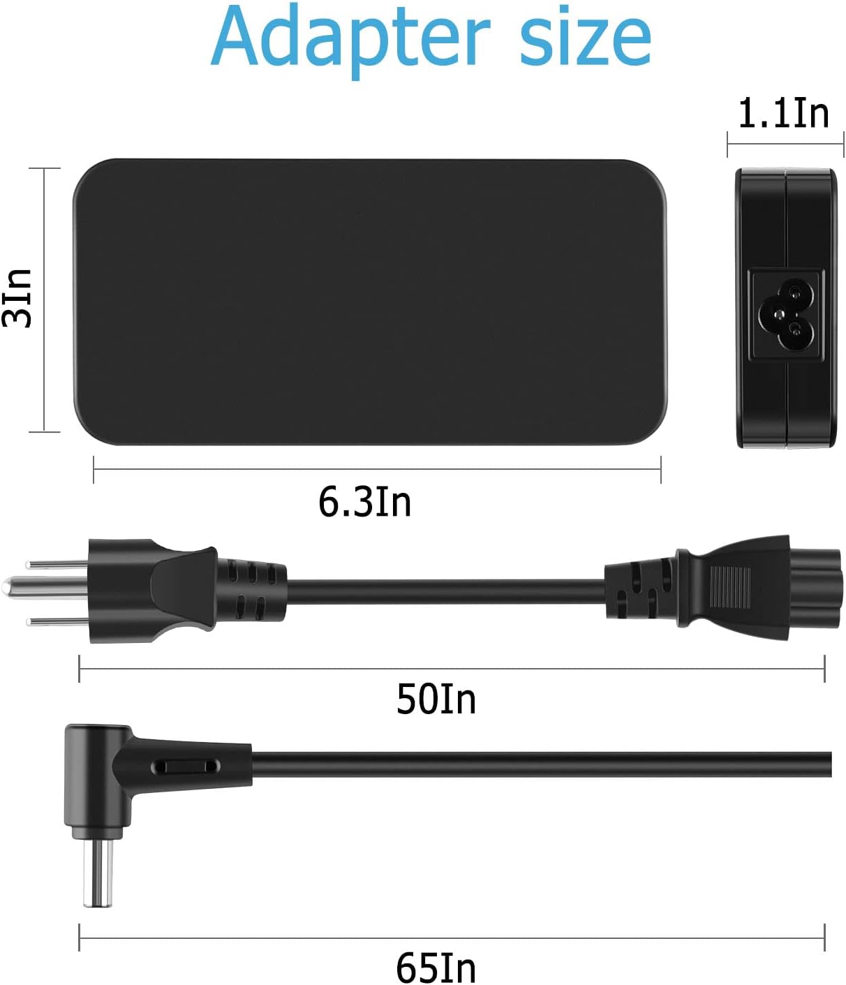 20V 6A 120W AC Charger Adapter Replacement for Asus ZenBook Flip 15 Q528EH Q537FD Q538EI UX563FD UX564 UX564EH UX564EI UX564PH ZenBook Pro 15 UX550GD UX550GDX UX550GE UX550GEX