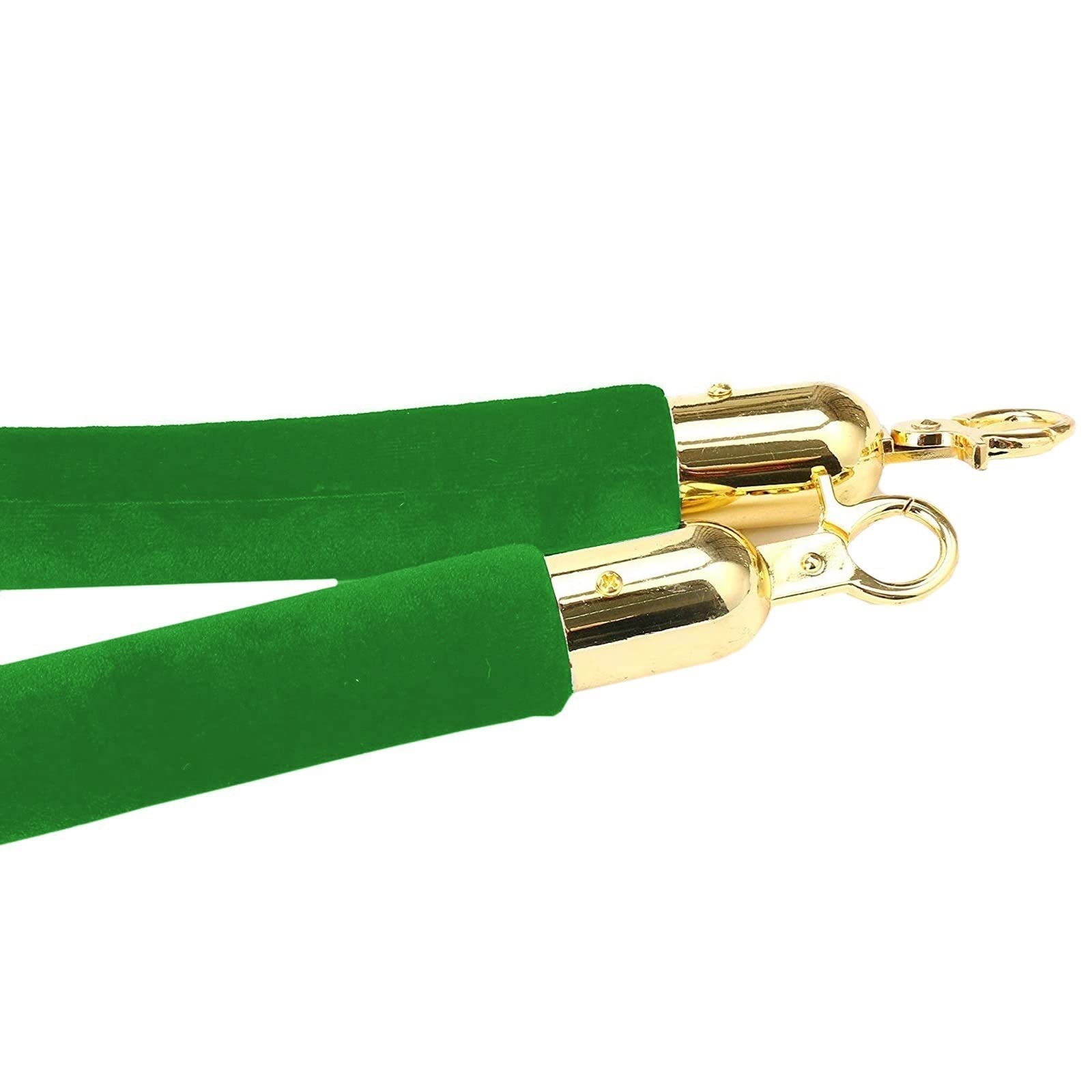 Guardrail rope， Barrier Ropes for Crowd Control, Hotels/Theaters Industrial Stanchion Rope, for Red Carpet/Filmroom/Wedding/(Green,Length 2.2M/7.2Ft/86.6In)