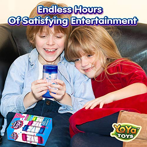 Liquimo Spiral 3 Pack Liquid Motion Bubbler Timers for Kids and Adults, Hourglass Bubbler Timer Set in Gift Box, Fidget Sensory Toys for Autistic Children, Desk Accessories, Holiday Stocking Stuffers - Thumbnail 4