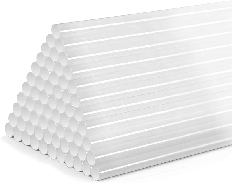 Kejector Átlátszó Ragasztópisztoly Betét 7x130mm 80db Szett