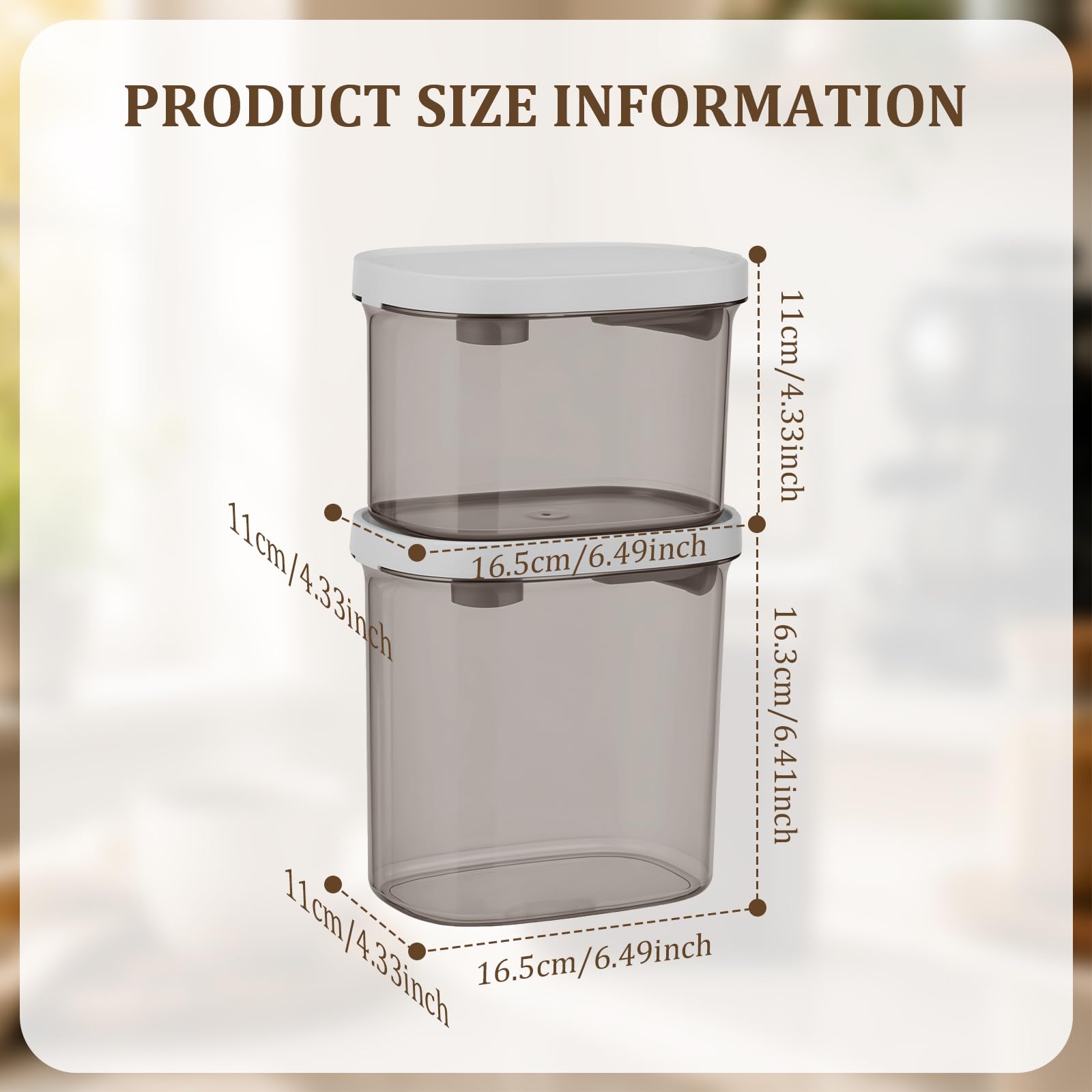 Distributore di polvere – Contenitore ermetico per caffè con