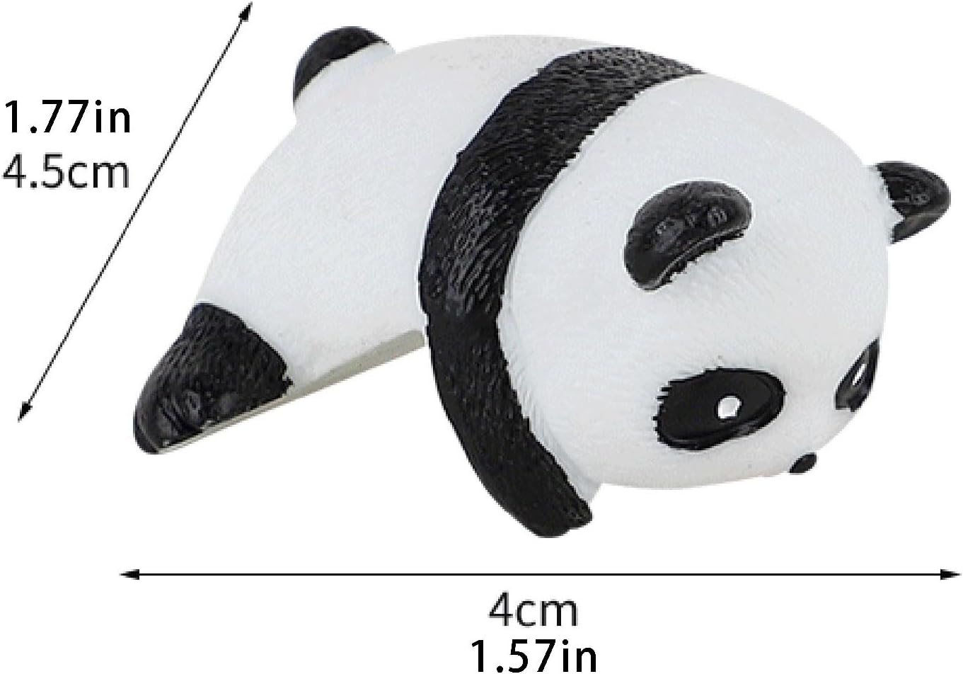 6pcs Resin Car Center Console Screen Lying Animal Decoration Computer Monitors 3D Model Figures Toy Ornaments Miniature Figures